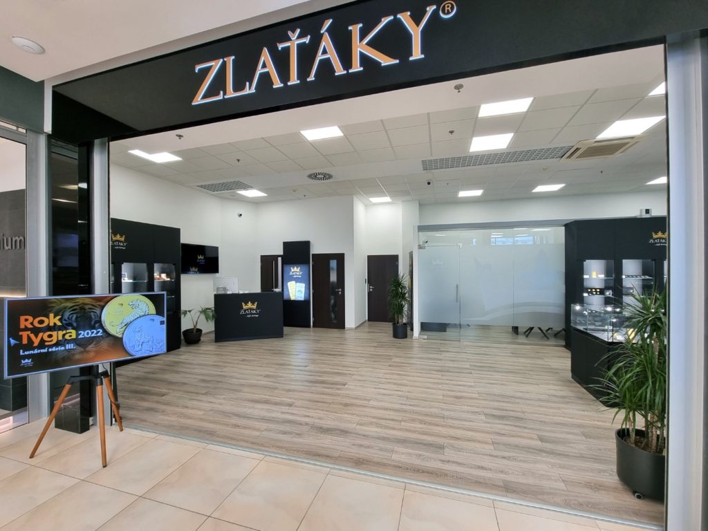 Prodejna Zlaťáky v Praze v Obchodním centru Sykora